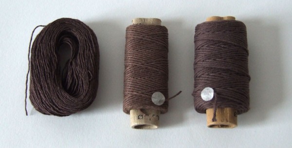 Cotton Thread brown 0.25mm