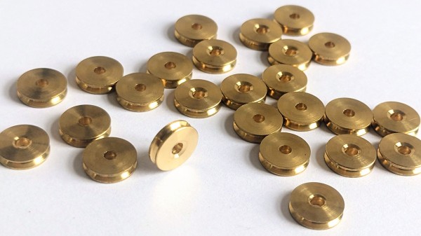 Seilrolle Messing 10mm