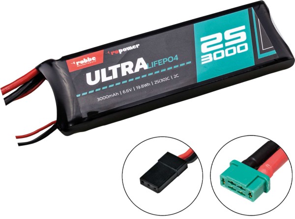 Ro-Power 2S 6.6V LiFe Polymer Akku 3000mAh