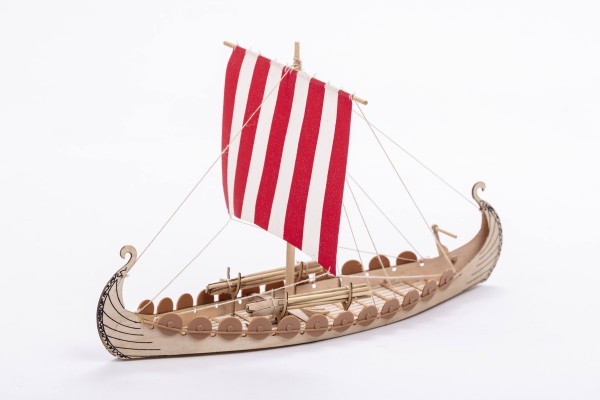 Mini Oseberg Viking Model Ship Kit Wood