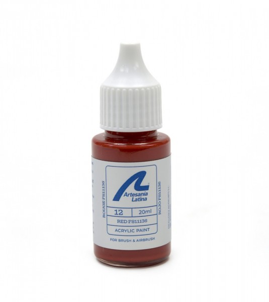 Water-based paint 20 ml - Red FS11136