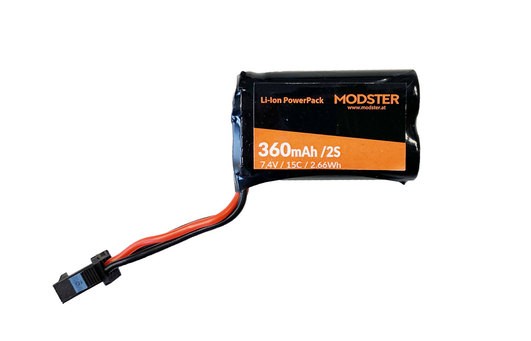 LiIon Battery 2S 360 mAh 7.4V Vector SR 30 SM-Connector