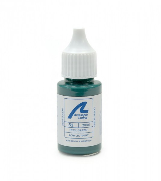 Water-based paint 20 ml - Hull green
