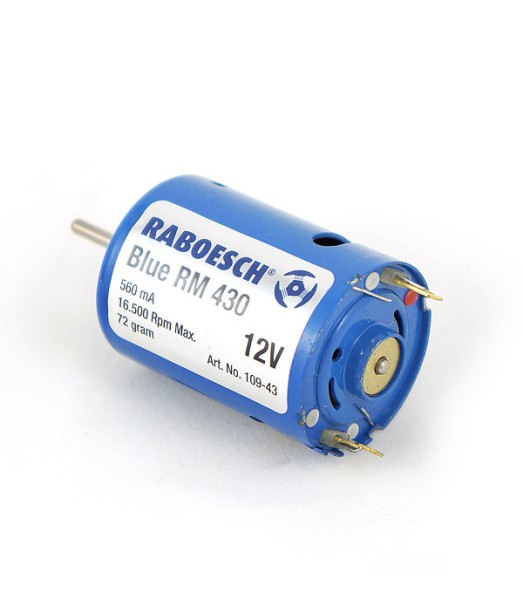 Blue RM-430 12V Electric Motor