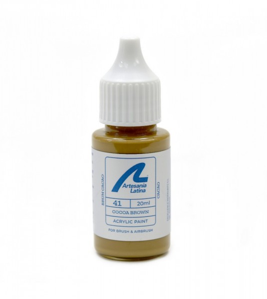 Water-based paint 20 ml - Cocoa brown