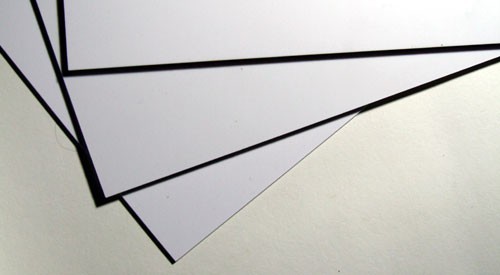 Styrol Sheet white 0.3 mm