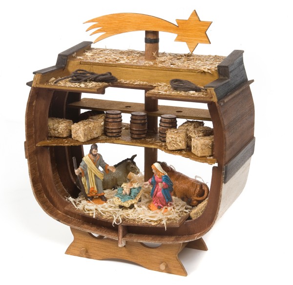 nautische Weihnachtskrippe Bethlehem Bausatz