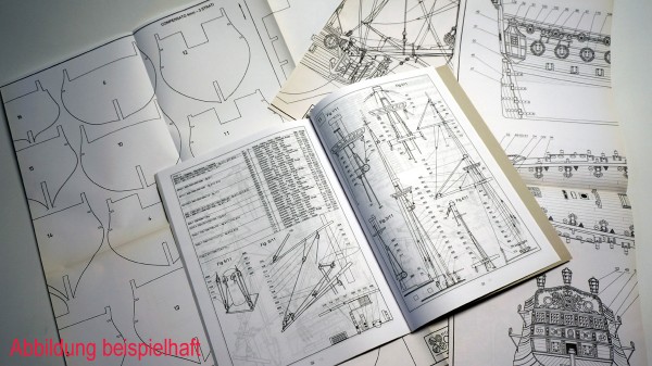 Bauplan La Couronne 1:100