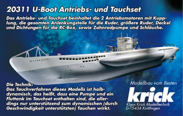 U-Boot Antriebs- und Tauchset