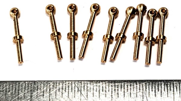 Brass stanchions 6 mm