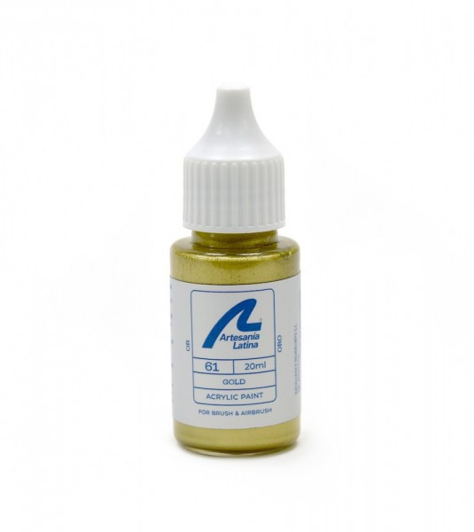 Water-based paint 20 ml - Gold