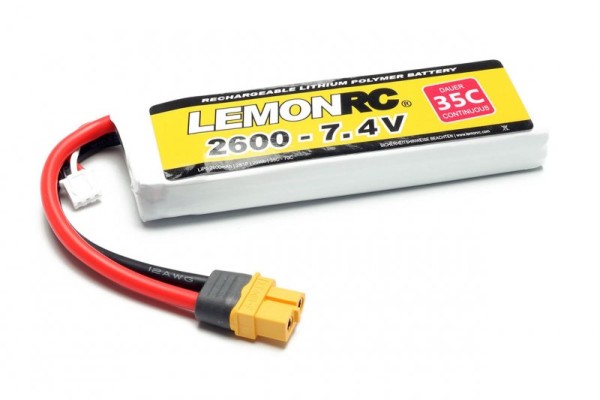 LiPo Akku LemonRC 2600 - 7.4V (35C)