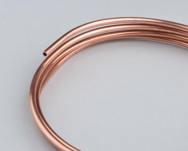 Kupferrohr 3x2mm 1m Ring weich