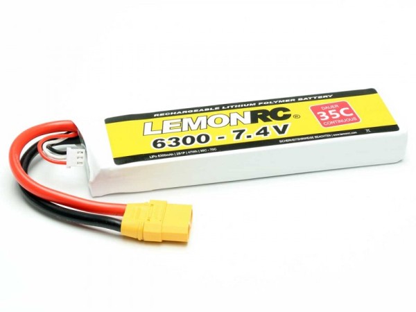 LiPo Akku LemonRC 6300 - 7.4V (35C)