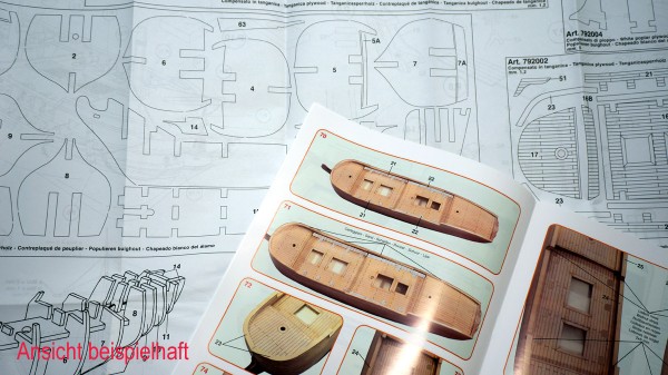 Plan Set French Ship Astrolabe