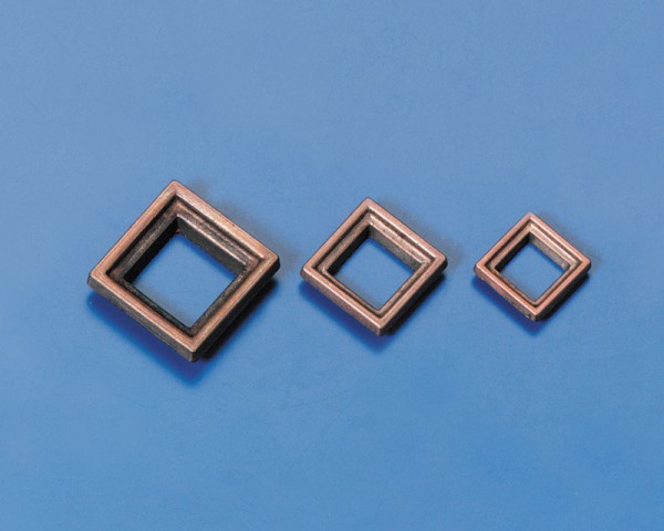 Stückpfortenrahmen Metall 13x13mm(10)