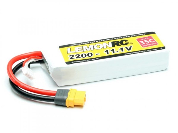 LiPo Akku LEMONRC 2200 - 11.1V (35C)