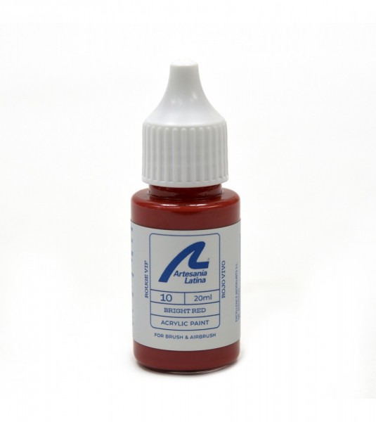 Water-based paint 20 ml - Bright red