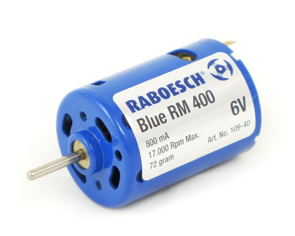 Blue RM-400 6V Electric Motor