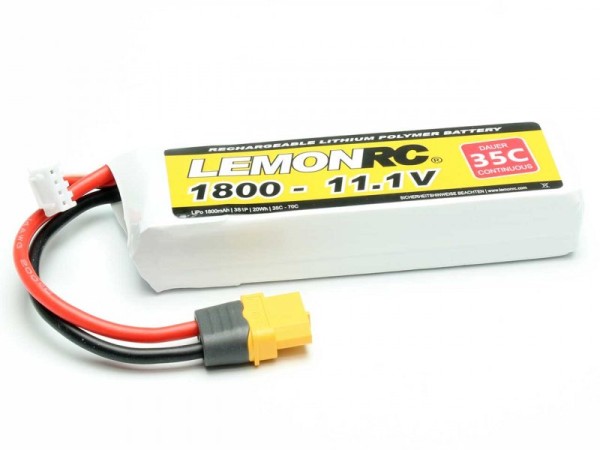 LiPo Akku LEMONRC 1800 - 11.1V (35C)