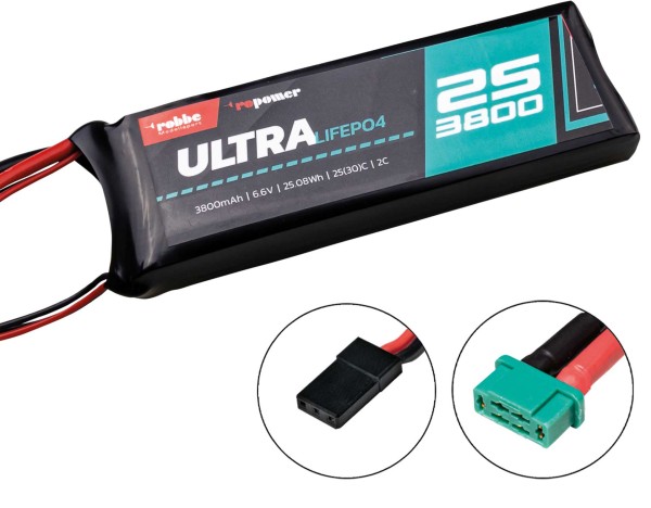 Ro-Power 2S 6.6V LiFe Polymer Akku 3800mAh