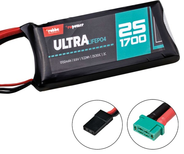 Ro-Power 2S 6.6V LiFe Polymer Akku 1700mAh