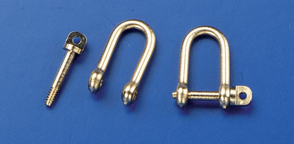 Schäkel schraubbar 4x7mm