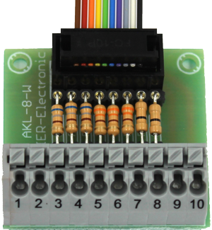 AKL-8-W Terminal Block