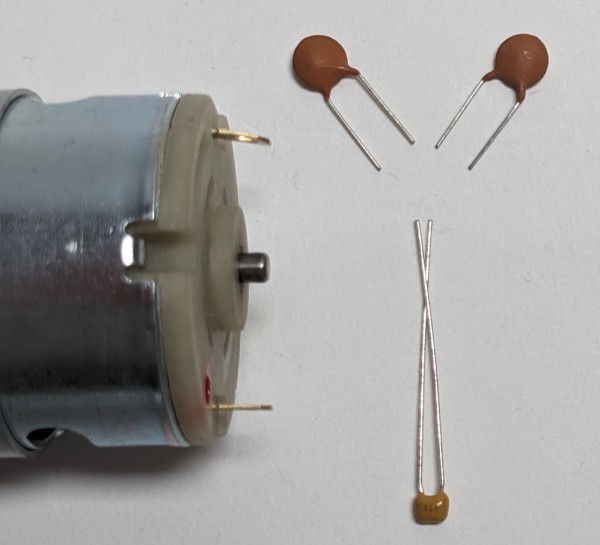 Suppression Set DC Motor