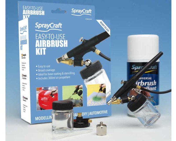 Easy-to-Use SP15K Airbrush Starter Kit + Druckluftd.