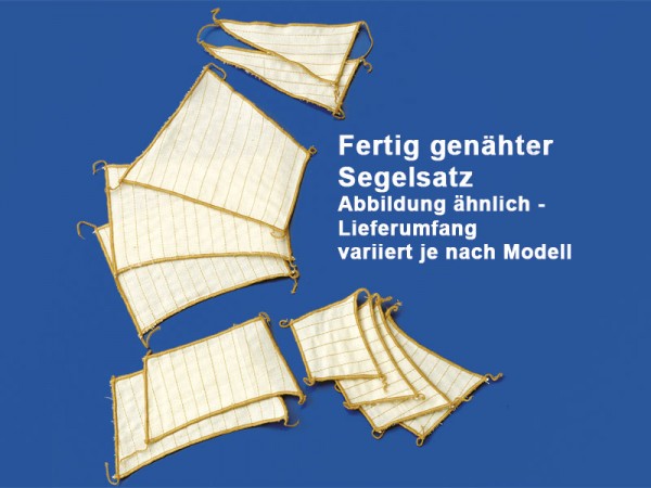 Segelsatz Wappen von Hamburg