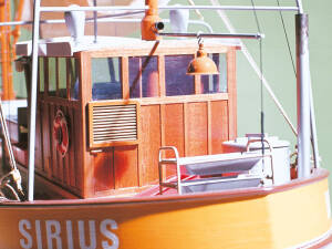 Krabbenkutter Sirius RC Modellschiff ABS Bausatz 1:16