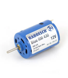 Blue RM-430 12V Electric Motor