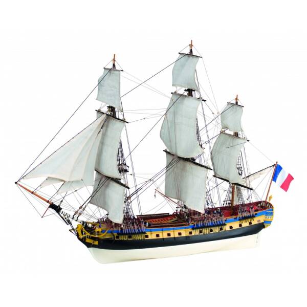 French Frigate Hermione La Fayette Shop Model Kit 1:89
