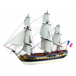 French Frigate Hermione La Fayette Shop Model Kit 1:89