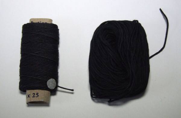 Cotton Thread black 0.15mm