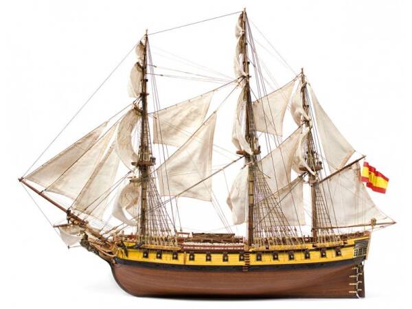 Fregatte Nuestra Senora Mercedes Schiffsbausatz 1:85