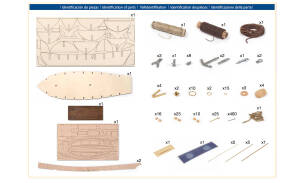 Polaris Starter Pack Ship Model Kit 1:50