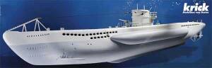 German Submarine Type  VII b RC Model Kit ABS 1:60