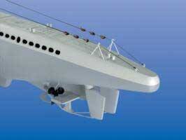 U-Boot Typ VIIb RC Modellbausatz tauchfähig ABS 1:60