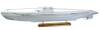 U-Boot Typ VIIb RC Modellbausatz tauchfähig ABS 1:60