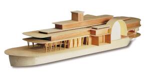 Robert E.Lee Mississippi Raddampfer Baukasten 1:150