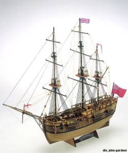 Bark Endeavour ShipModel Kit 1:100