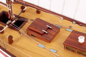Norwegian salvage cutter Colin Archer RS1 RC Model Kit 1:15 wood