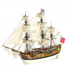 Vessel HMS Endeavour 1:65 Model Ship Kit