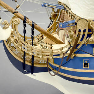 French Line War Ship Soleil Royal Model Ship Kit 1:72