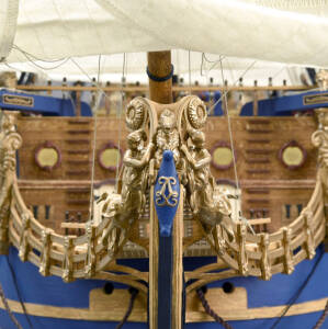 French Line War Ship Soleil Royal Model Ship Kit 1:72