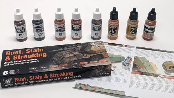 Color Set Rust,Stain and Streaking
