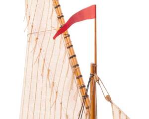 French Sailing Boat Le Martegaou Model Kit 1:80
