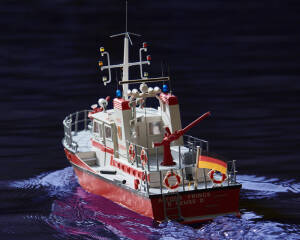 Feuerlöschboot FLB-1 ABS Baukasten 1:25